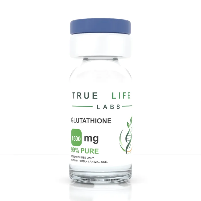 True Life Labs Glutathione 1500mg research peptide vial